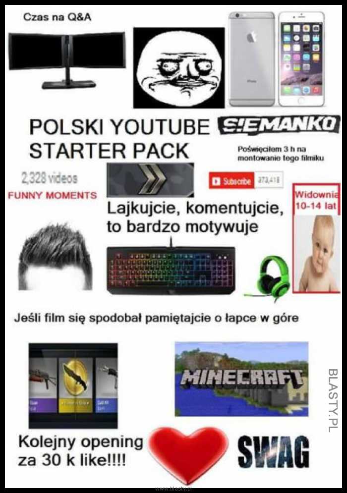 Polski youtube starter pack