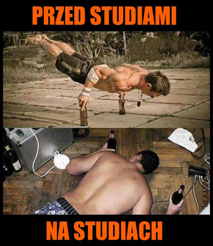 Przed i na studiach