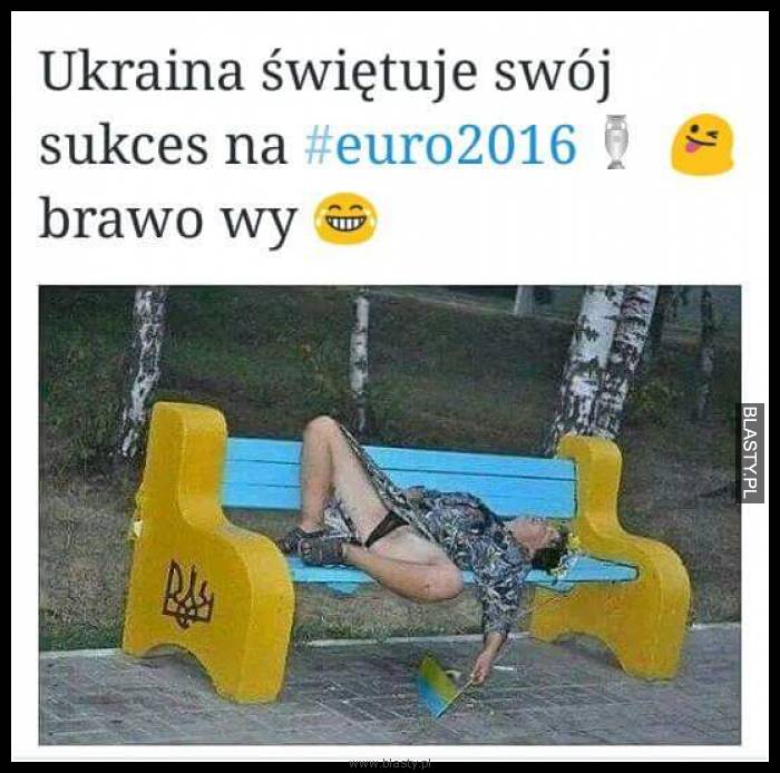 Ukraina świętuje swój sukces na euro2016