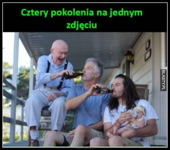 4 pokolenia na jednym zdjęciu