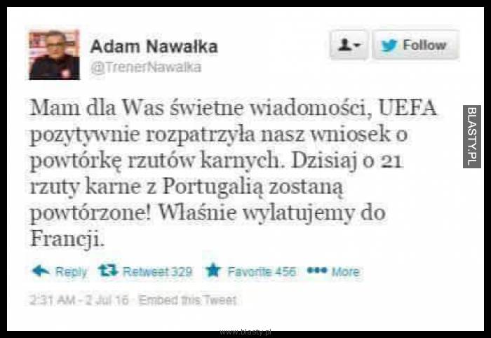 Adam Nawałka - dobra wiadomość