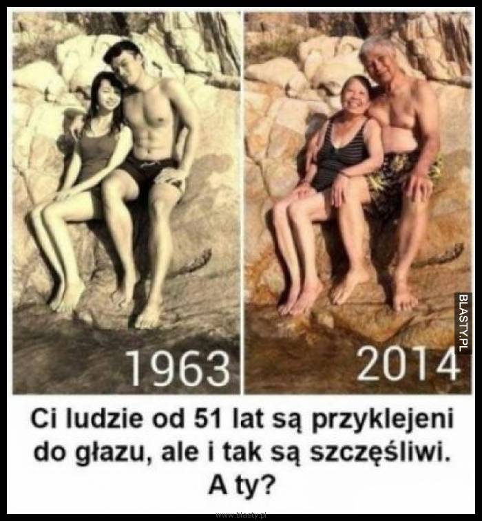 Ci ludzie od 51 lat są przyklejeni do głazu