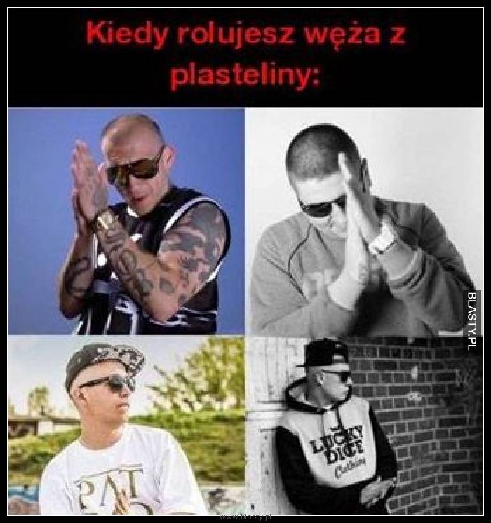 Kiedy rolujesz węża z plasteliny