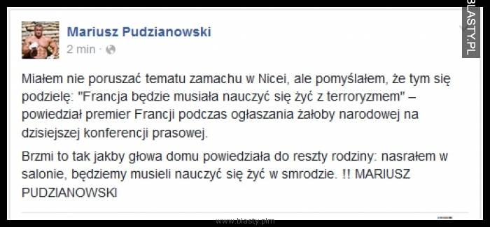 Mariusz Pudzianowski o multikulti