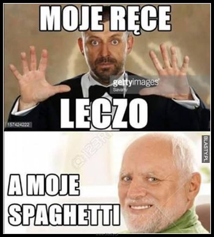 Moje ręce leczo a moje spagetti