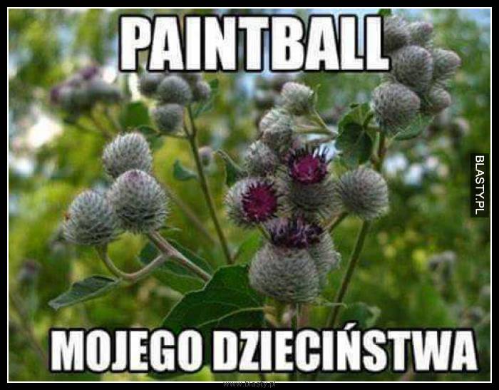 Paintball mojego dzieciństwa