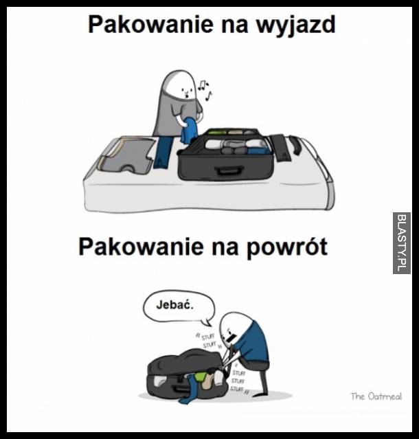 Pakowanie na wakacje takie jest