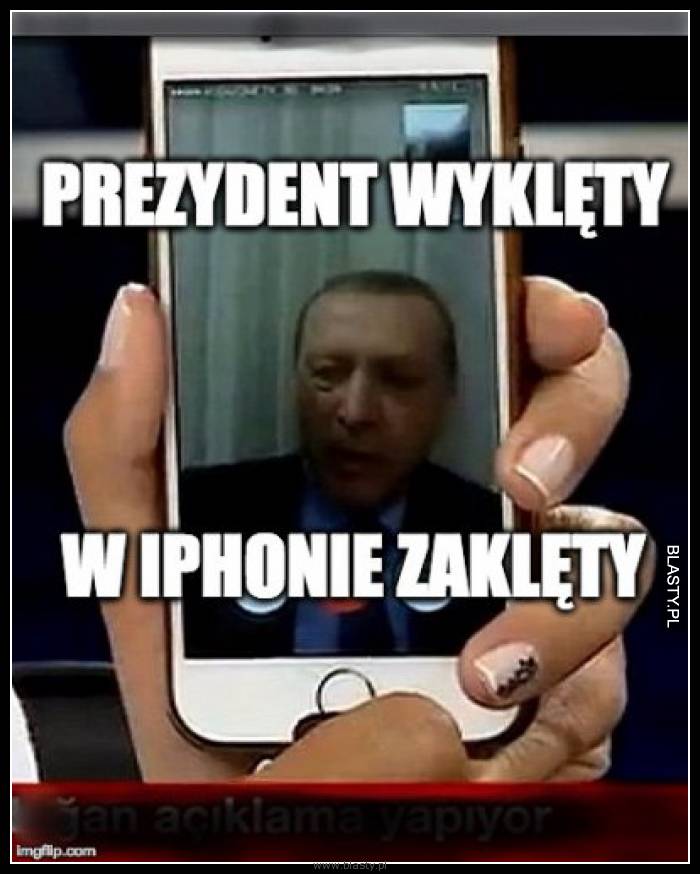 Prezydent wyklęty w iphone zaklęty