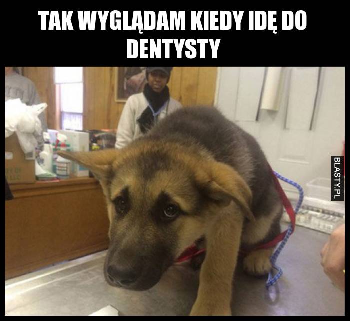 Tak wyglądam kiedy idę do dentysty