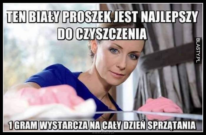 Ten biały proszek jest najlepszy do czyszczenia