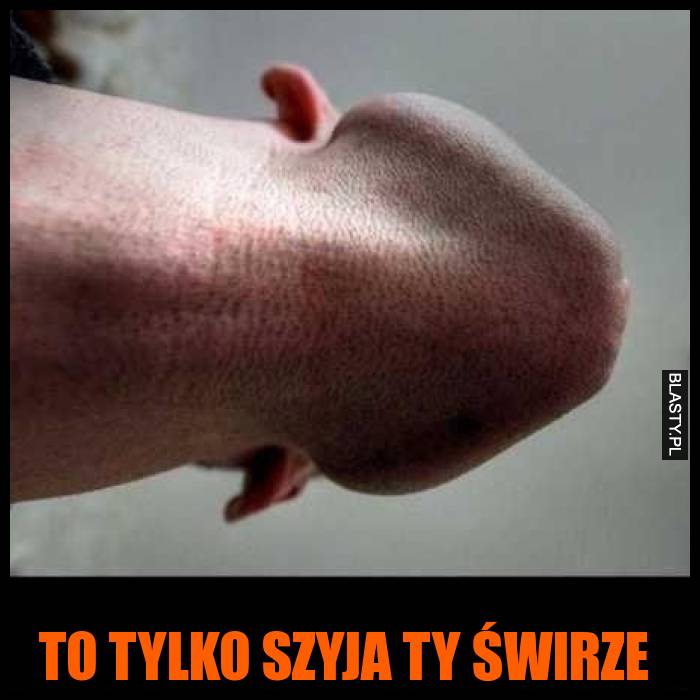 To tylko szyja Ty świrze