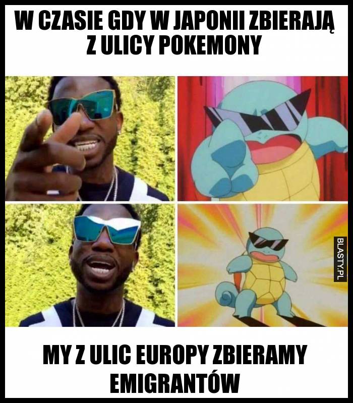 W czasie gdy w Japonii zbierają z ulicy Pokemony