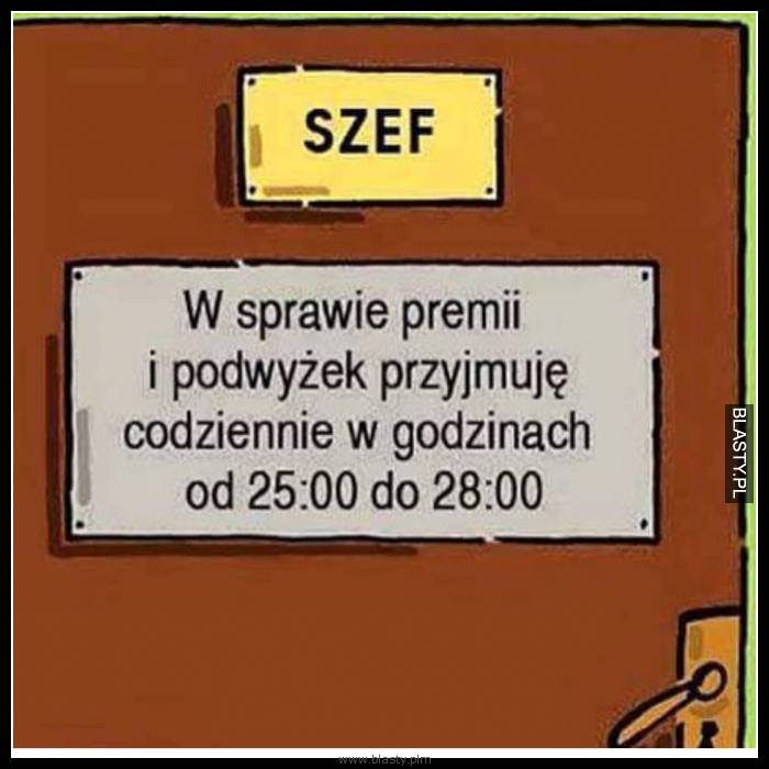 W sprawie premii i podwyżki