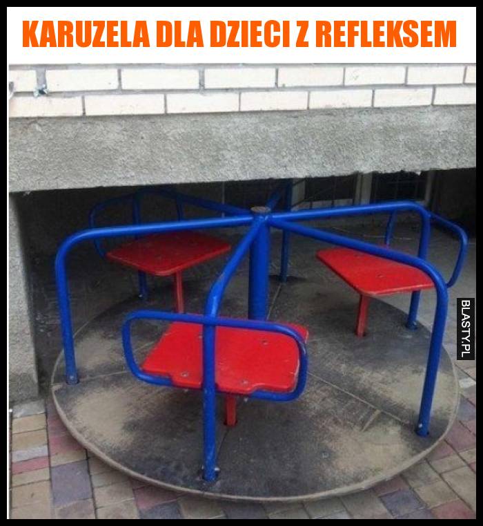 Karuzela dla dzieci z refleksem