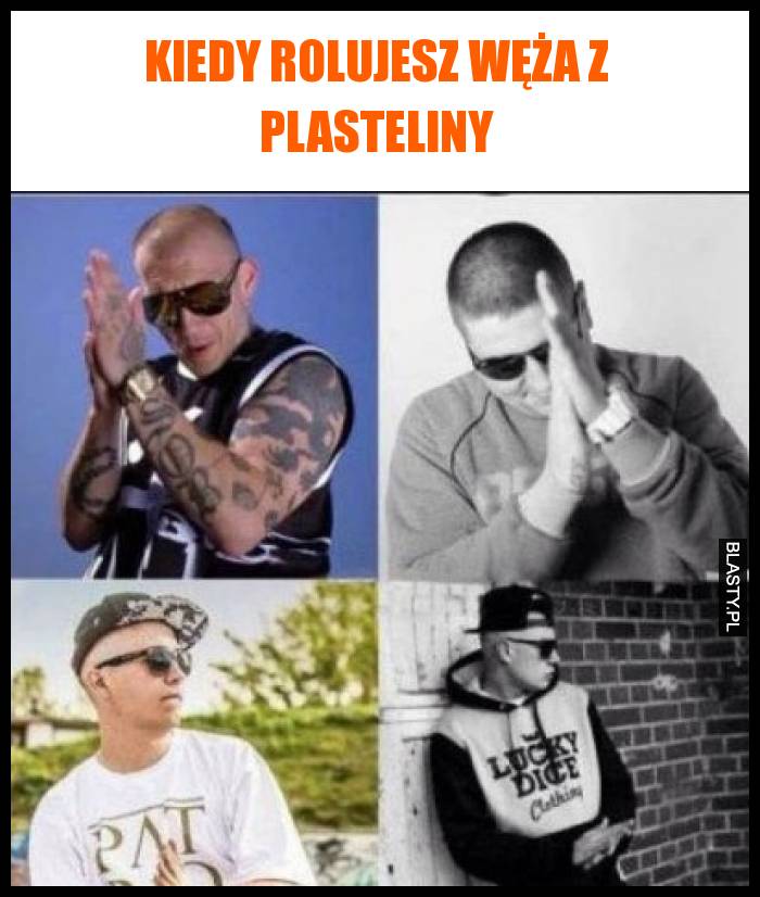 Kiedy rolujesz węża z plasteliny