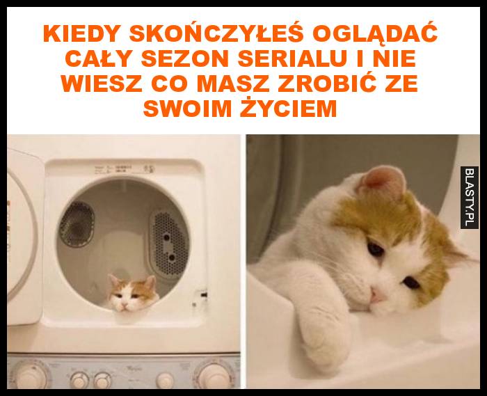 Kiedy skończyłeś oglądać cały sezon serialu i nie wiesz co masz zrobić ze swoim życiem