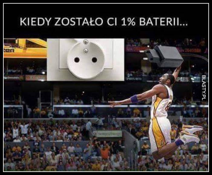 Kiedy zostało Ci 1% baterii