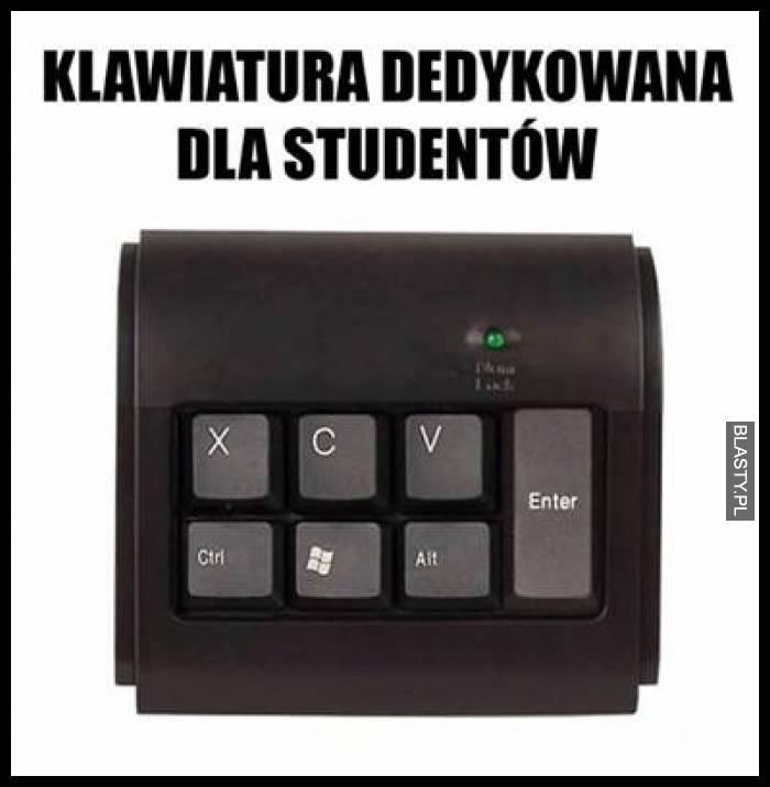 Klawiatura dedykowana dla studentów