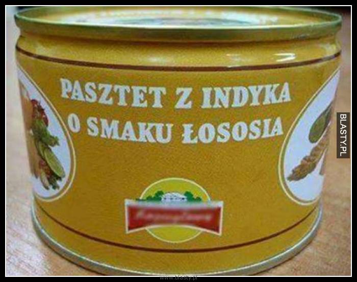 Pasztet z indyka o smaku łososia