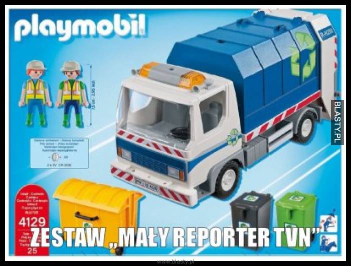 Playmobil zesta mały reporter TVN