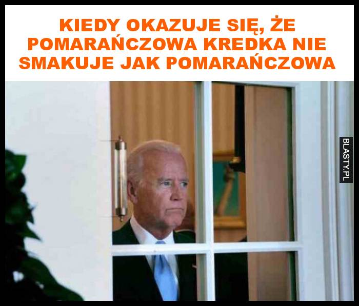 pomarańczowa kredka nie smakuje jak pomarańczowa