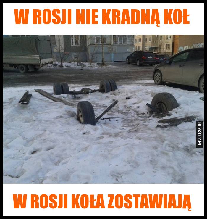 W Rosji nie kradną koł