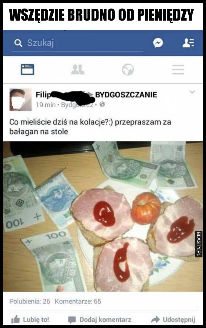 Wszędzie brudno od pieniędzy