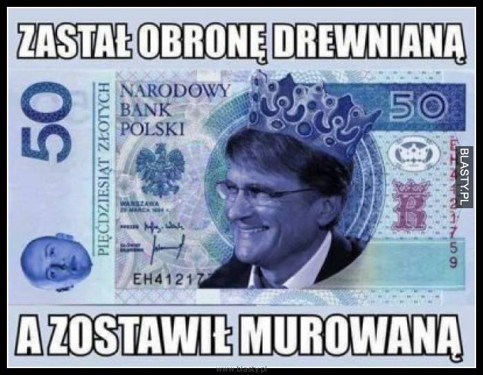 Zastał obronę drewnianą a zostawił murowaną