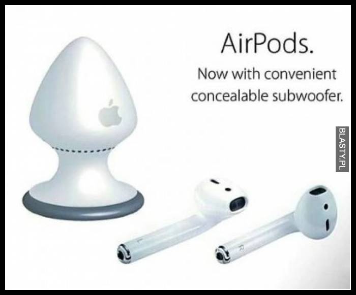 AirPods now with concelable subwoofer
