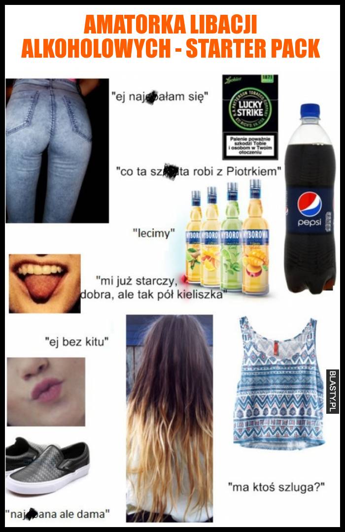 Amatorka libacji alkoholowych - starter pack