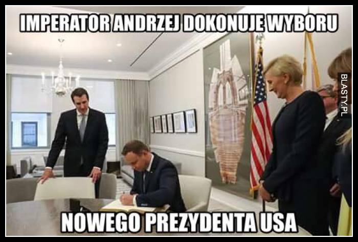 Imperator Andrzej dokonuje wyboru nowego prezydenta USA