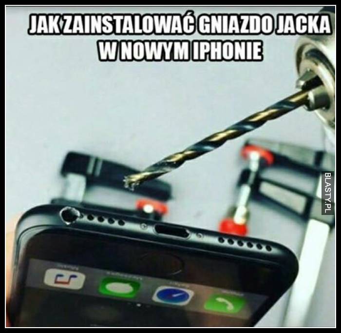 Jak zainstalować gniazdo Jacka w nowym iphonie