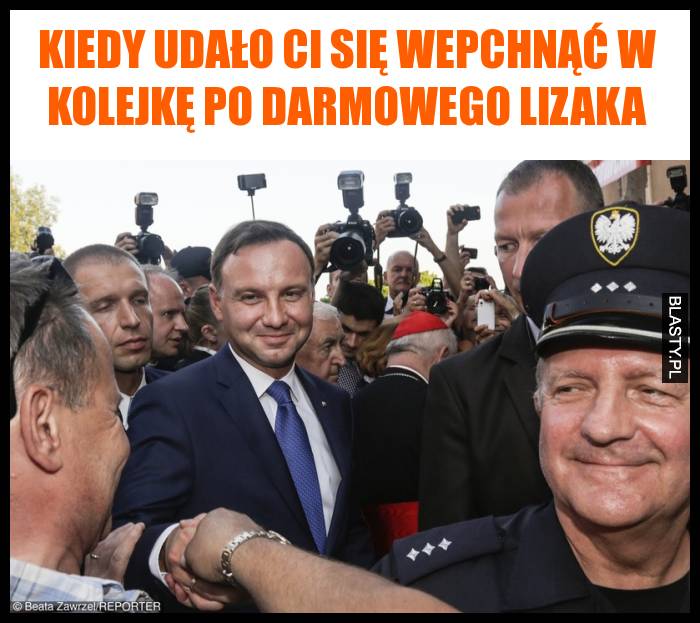 Kiedy udało Ci się wepchnąć w kolejkę po darmowego lizaka