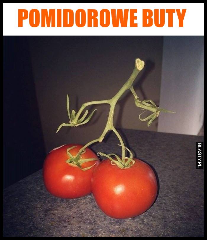Pomidorowe buty