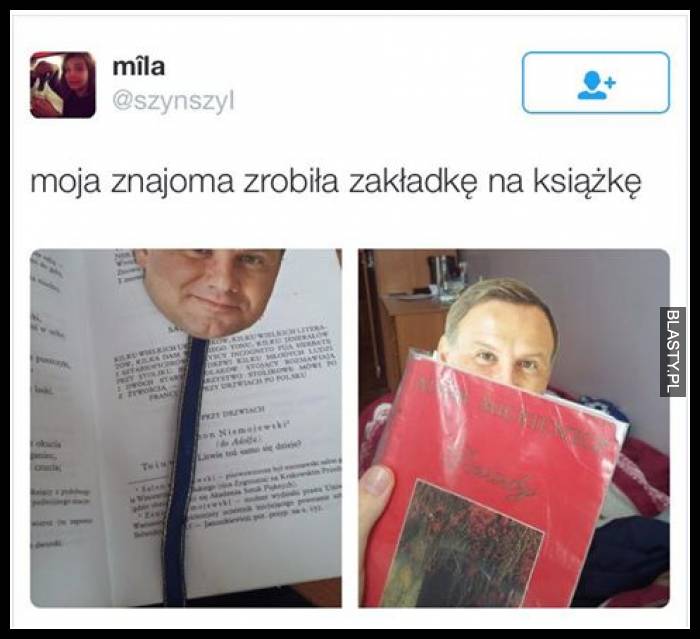 Zakładka na książkę Andrzej Duda