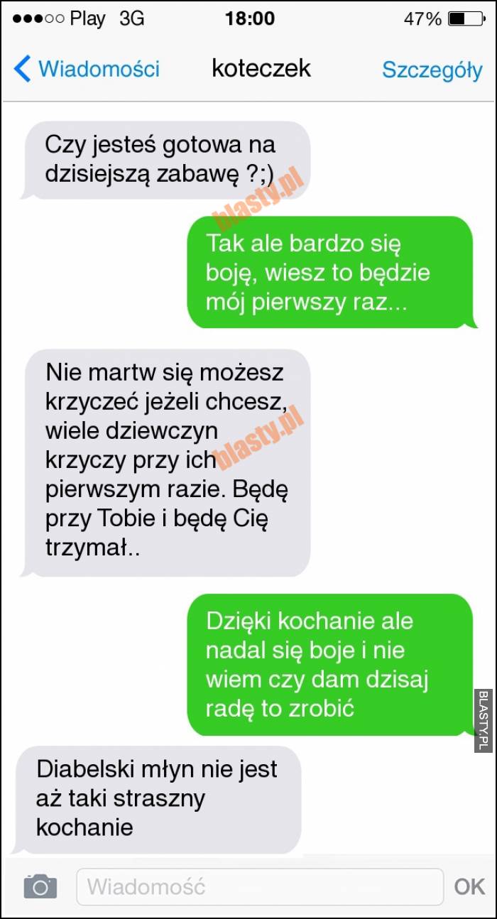 Czy jesteś gotowa na dzisiejszą zabawę ?