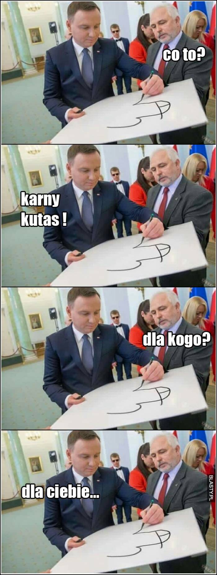 Karny kutas od Dudy