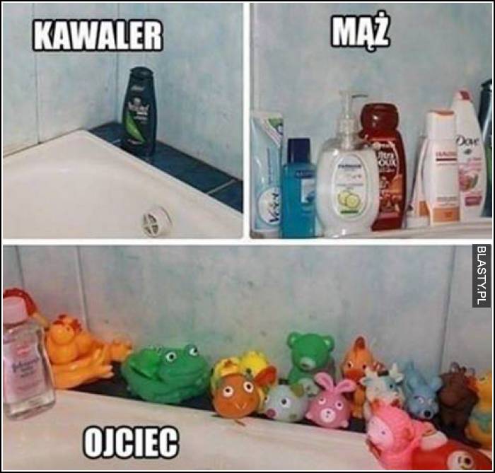 Kawaler vs mąż vs ojciec