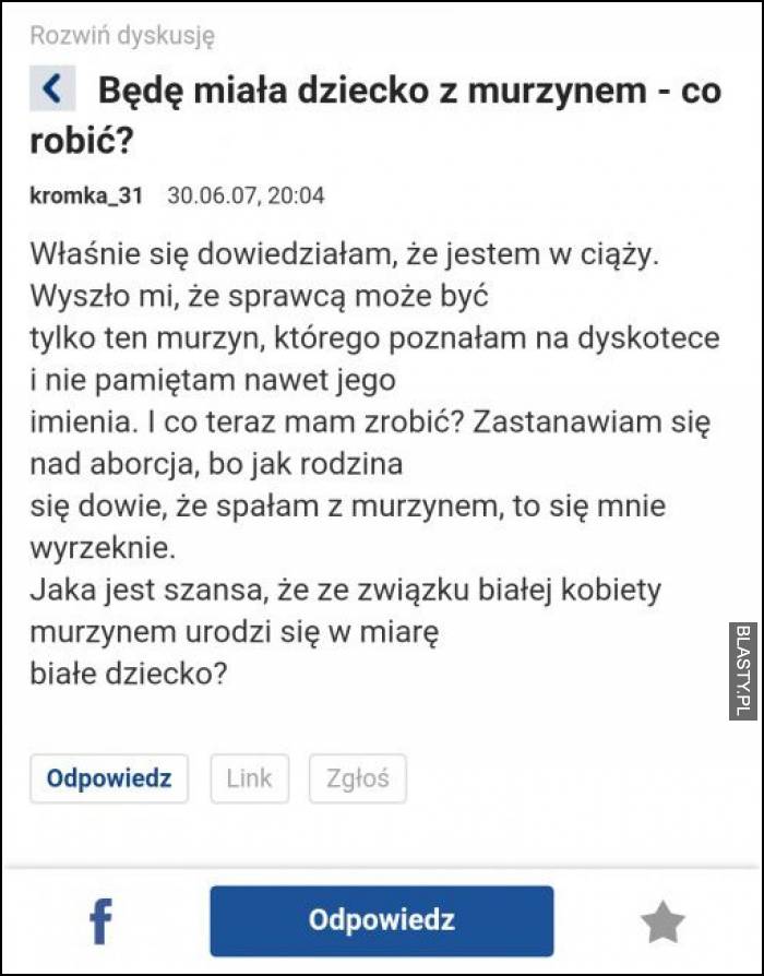 Kiedy matka się dowie