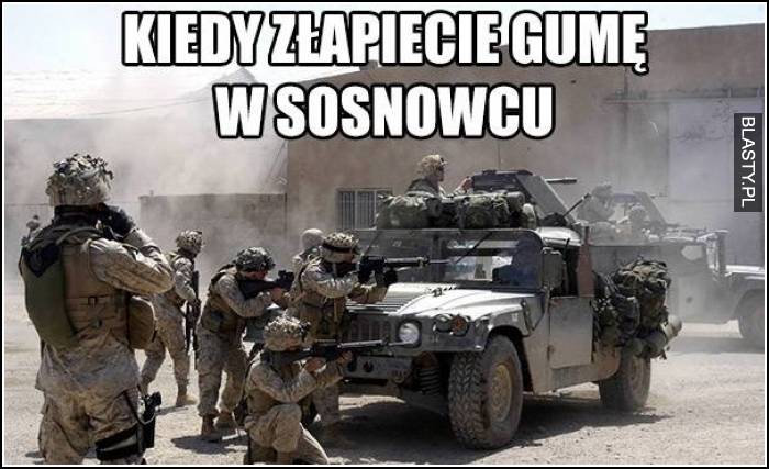 Kiedy złapiecie gumę w sosnowcu