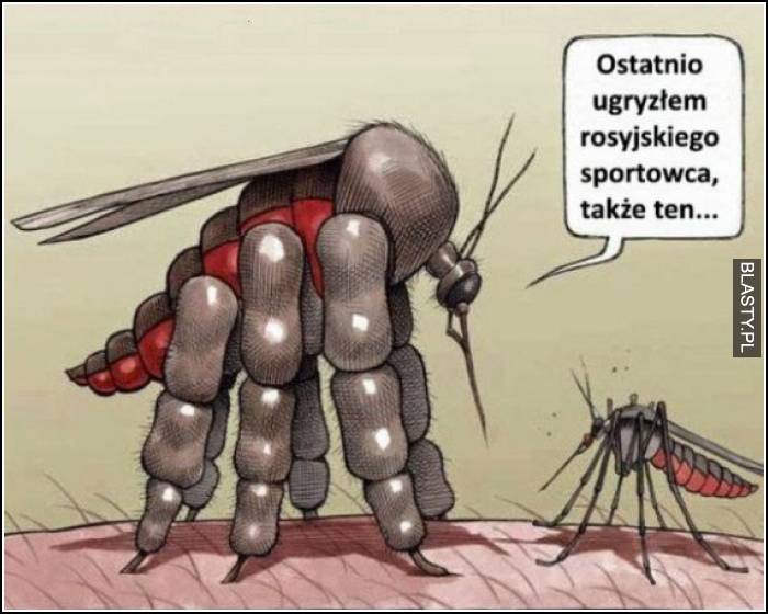 komar na dopingu