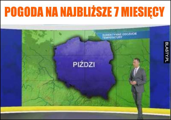 Pogoda na najbliższe 7 miesięcy