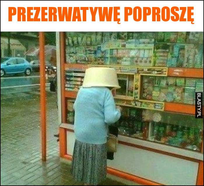 Prezerwatywę poproszę