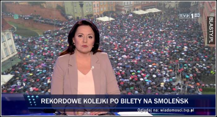 Rekordowe kolejki po bilety na smoleńsk