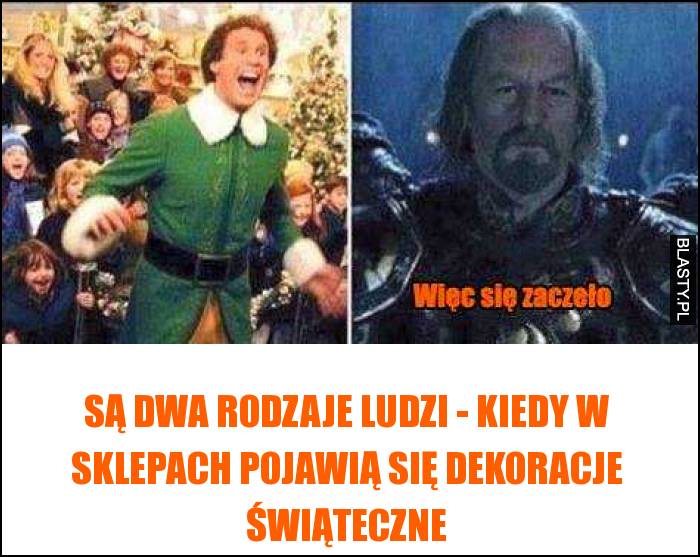 Są dwa rodzaje ludzi - kiedy w sklepach pojawią się dekoracje świąteczne