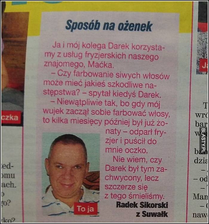 Sposób na ożenek