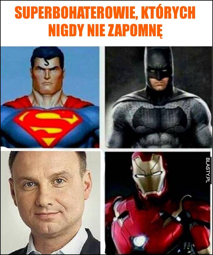 Superbohaterowie, których nigdy nie zapomnę