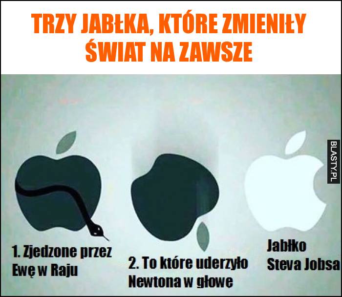 Trzy jabłka, które zmieniły świat na zawsze