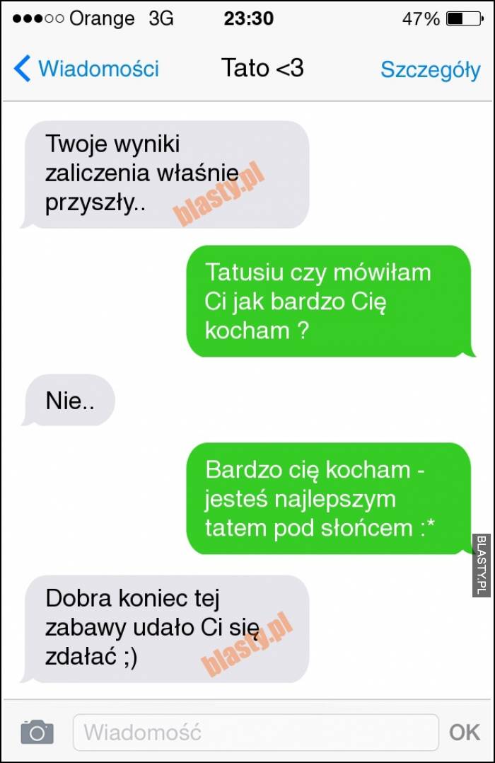 Twoje wyniki zaliczenia właśnie przyszły