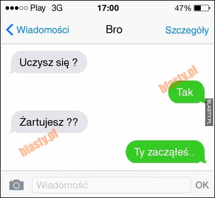 Uczysz się coś ?